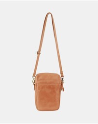 Pierre Cardin - Pierre Cardin Leather Embossed Phone Crossbody Bag