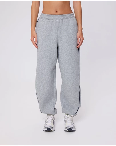 Upstate - Velocity Track Pant - Grey Marle