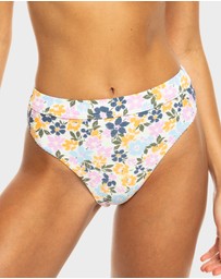 Roxy - Womens Salma Mid Waist Bikini Bottom
