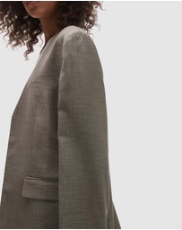 TOPSHOP - Collarless Chuck on Blazer