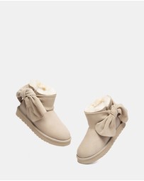 EVERAU - Australian Shepherd Ugg Molle Cow Suede Upper UGG Boots