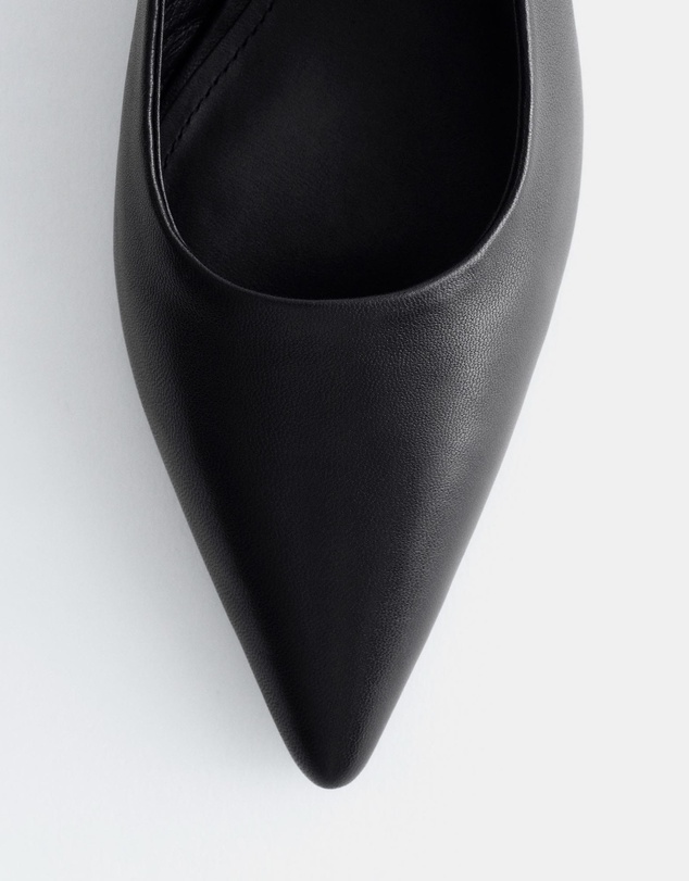 & Other Stories - Leather Wedge Slingback Pumps