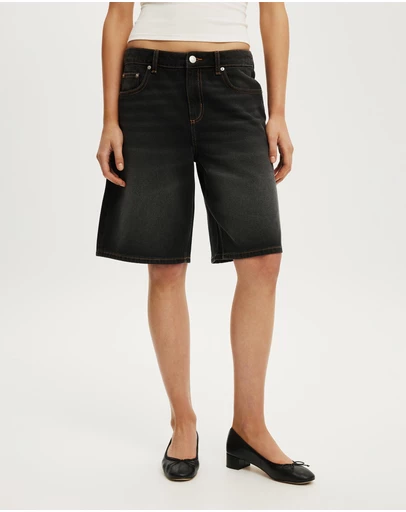 Cotton On - Baggy Denim Short