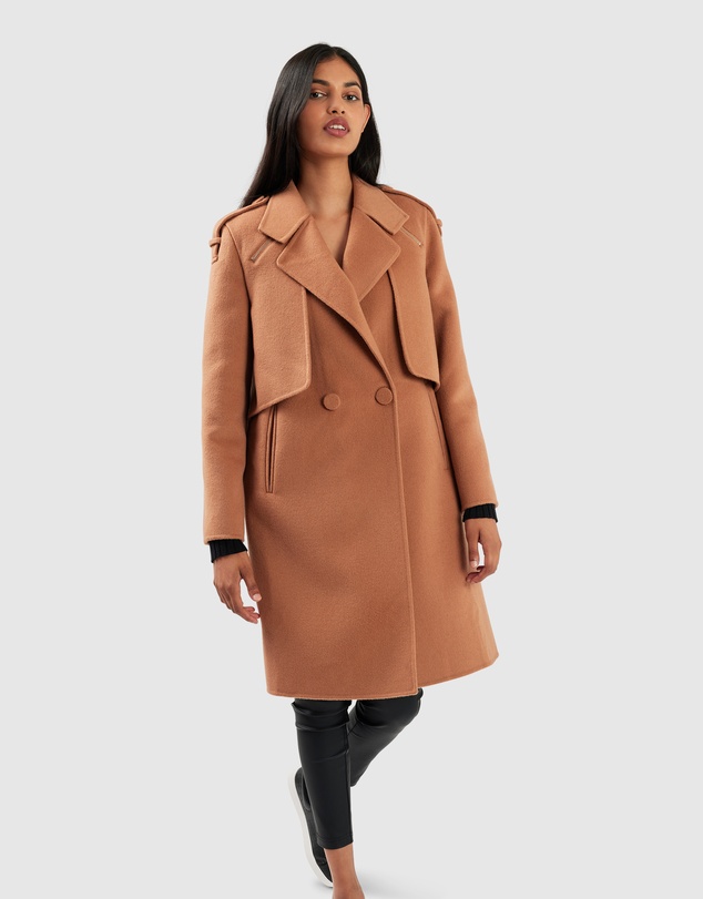 Belle & Bloom - Palm City Wool Blend Coat