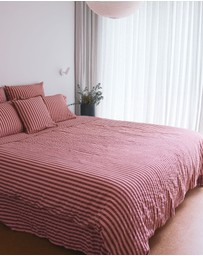 Mosey Me - Sundae Seersucker Quilt Cover