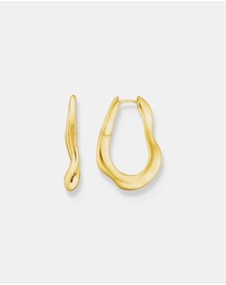 THOMAS SABO - THOMAS SABO Big Wavy Hoop Earrings in Gold