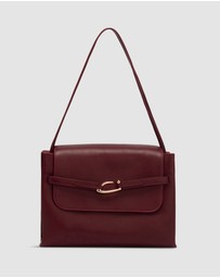 By Far - Cora Sour Cherry Lamb Nappa Leather Bag