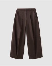 M.N.G - Pleated Wide Leg Trousers