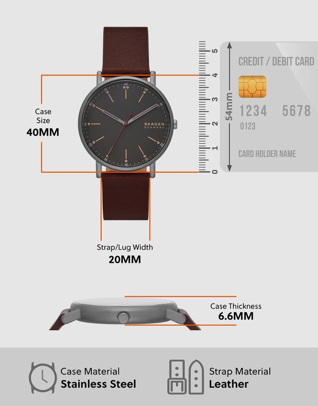 Skagen - Skagen Signatur Brown Watch SKW6860