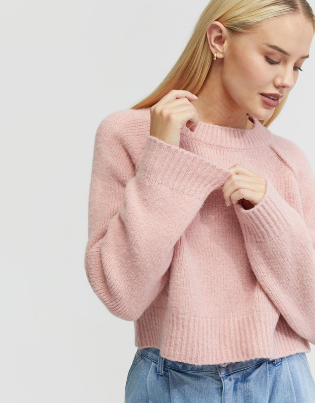 Oxford - Mei Alpaca Blend Soft Knit Top
