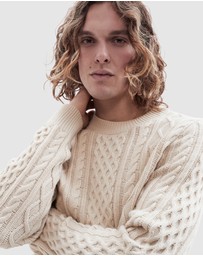 UNISON - Cable Crew Knit
