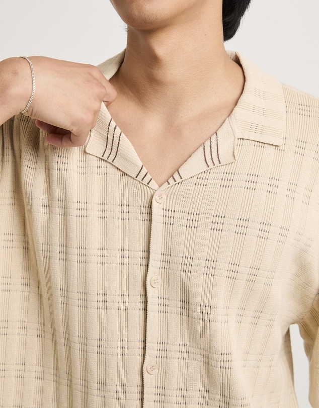 Arvust - Hayes Knit Short Sleeve Resort Shirt