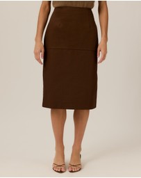 Tussah - Cory Twill Pencil Skirt
