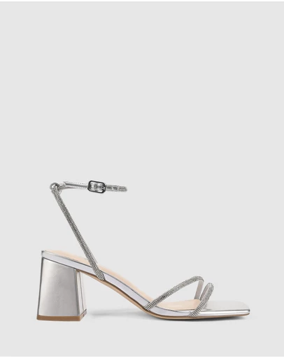 Verali - Strawberry Block Heel Sandals