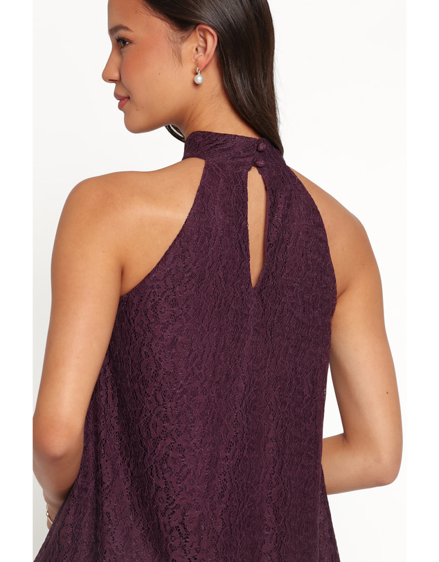 Petal & Pup - Tracy Halter Top - Lilac Lace