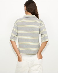 Dazie - Match Striped Rugby Shirt