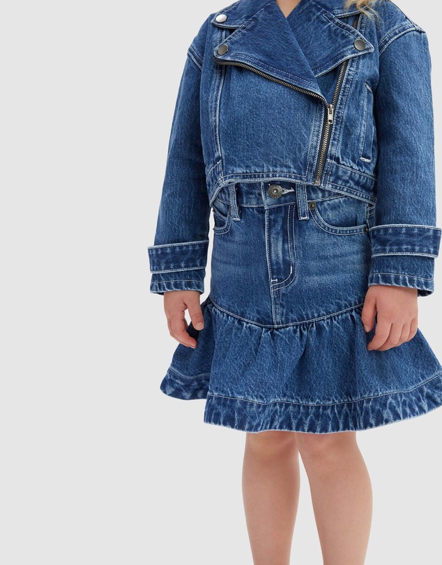 Bardot Junior - Coco Denim Mini Skirt - Kids-Teens