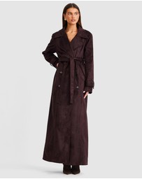 SNDYS - Sutton Faux Suede Trench Coat