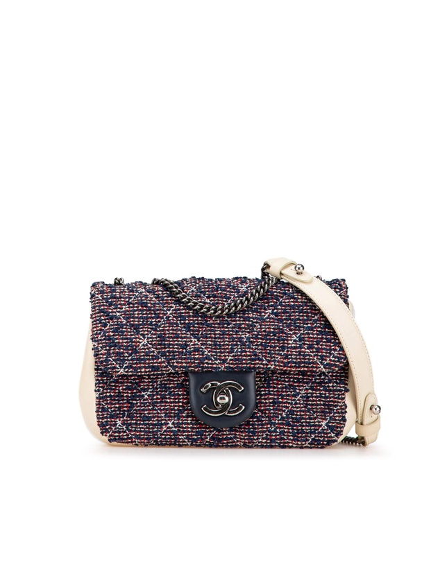 Pre-Loved by Azura Reborn - Pre-Loved chanel Classic Flap Bag Tweed Style