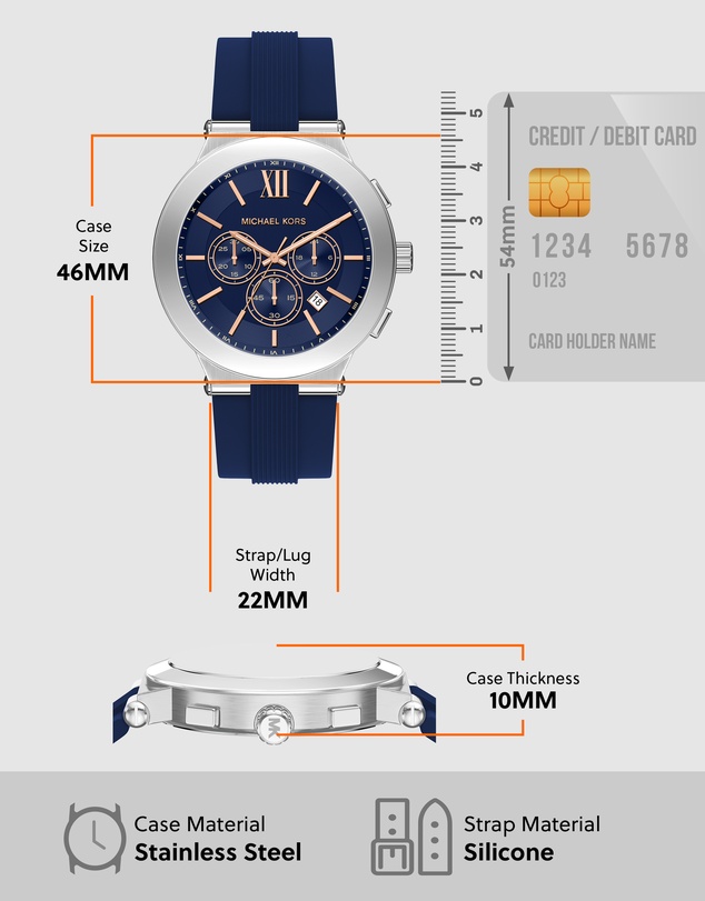 Michael Kors - Billie Blue Chronograph Watch
