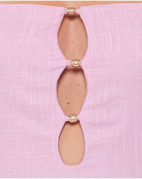 Petal & Pup - Bolton Strapless Maxi Dress - Lavender