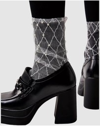 High Heel Jungle - Diamonds and Pearls Sheer Socks