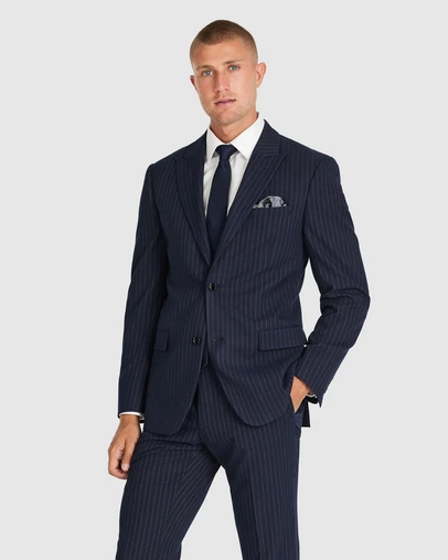 Tarocash - Valor Pinstripe Suit Jacket