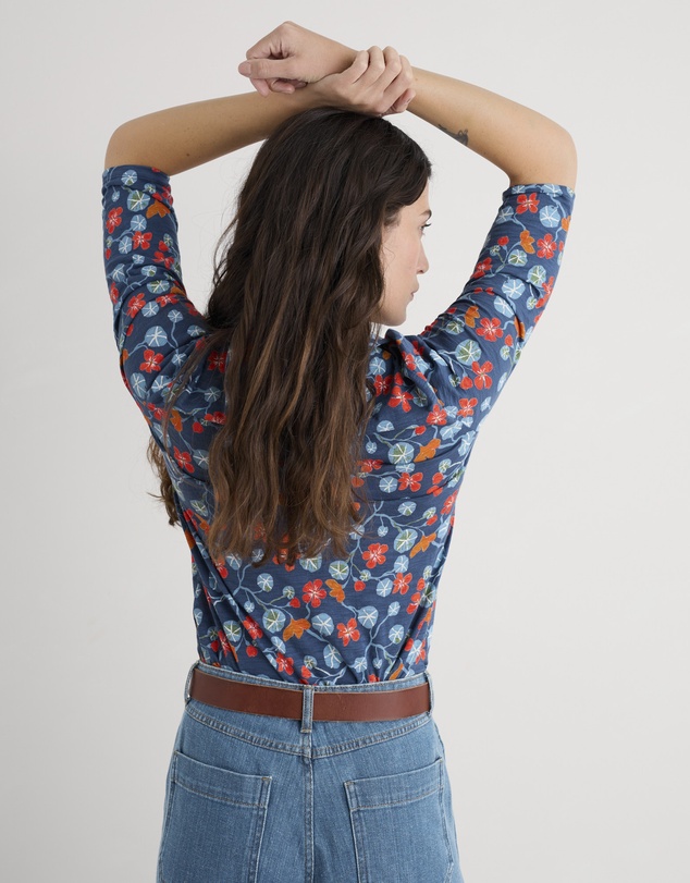 Seasalt - Seasalt Cornwall Blue Wavecrest Shirt