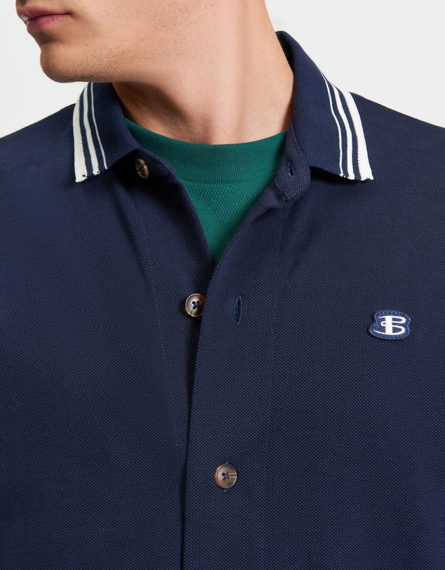 Ben Sherman - Tipped Long Sleeve Polo