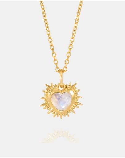 Rachel Jackson - Electric Love June Birthstone Heart Necklace