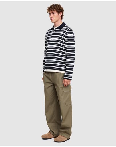 Dark Blue & Striped