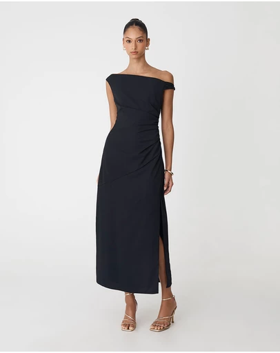 Forcast - Afina One Shoulder Twist Dress