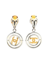 Pre-Loved by Azura Reborn - Pre-Loved chanel Logo Dangle Earrings