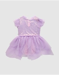 Fleur Harris - 'The Magic Faraway Tree' Sequin Fairy Dress Baby in Lilac