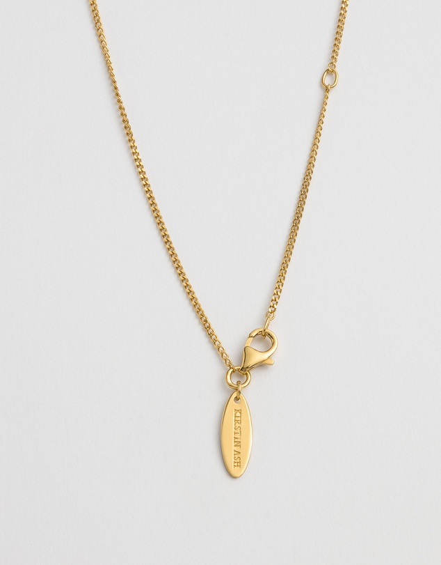 Kirstin Ash - I Outline Initial Necklace