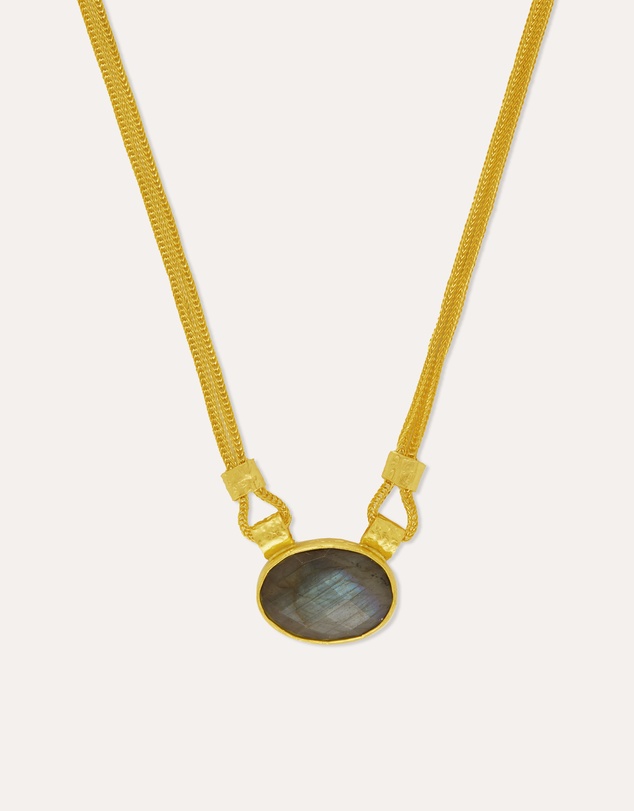 Ottoman Hands - Daphne Labradorite Chain Necklace
