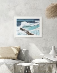 Olive et Oriel - Bondi Icebergs Art Print