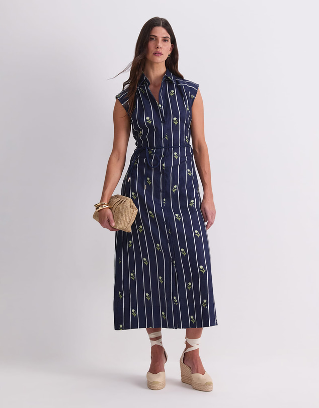 Sportscraft - Hampton Stripe Shirt Dress