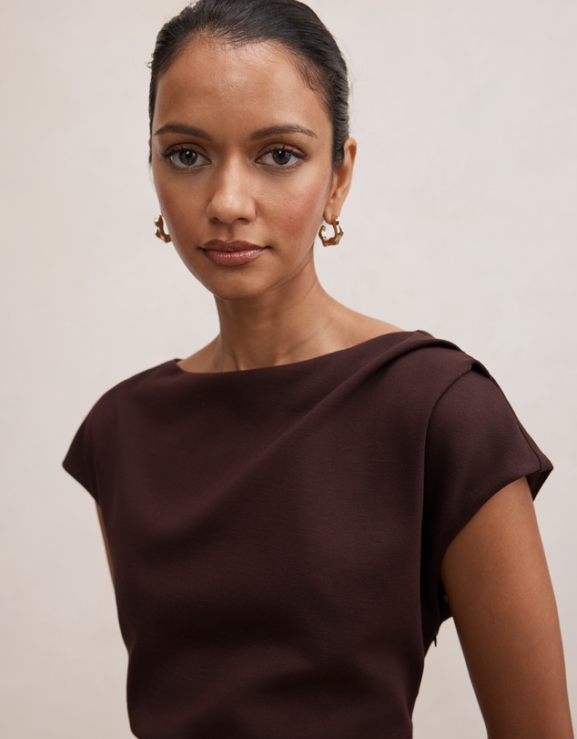 Forever New Petite - Carly Petite Sleeveless Tuck Mini Dress