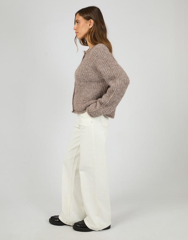 All About Eve - Devon Cardigan Coffee