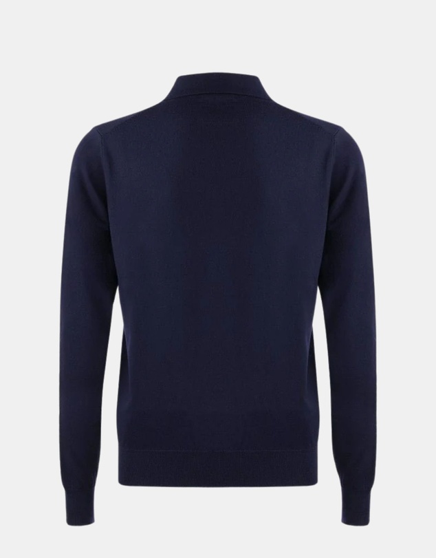 Henry Bucks - Henry Sartorial Merino Wool Button Front Knit