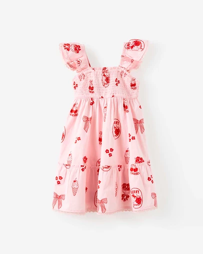 Cotton On Kids - Gigi Flutter Sleeve Dress