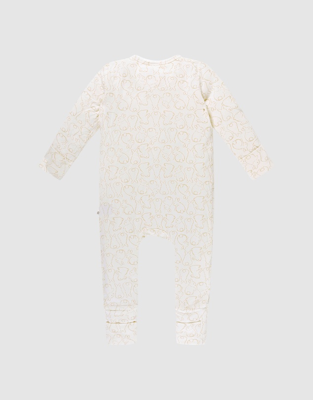 Kynd Baby - Day Or Night Onesie in Rabbit