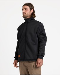 Volcom - Mens Volcom Workwear Bonded Zip Fleece Jacket