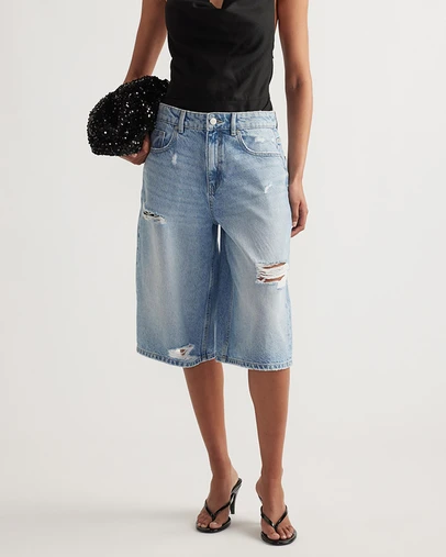 Decjuba - Corey Longline Denim Shorts