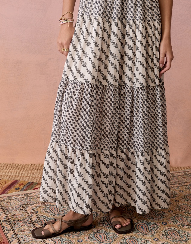 BOTEH - Levante Shirred Maxi Dress