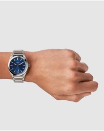Fossil - Everett Silver-Tone Analogue Watch FS5822