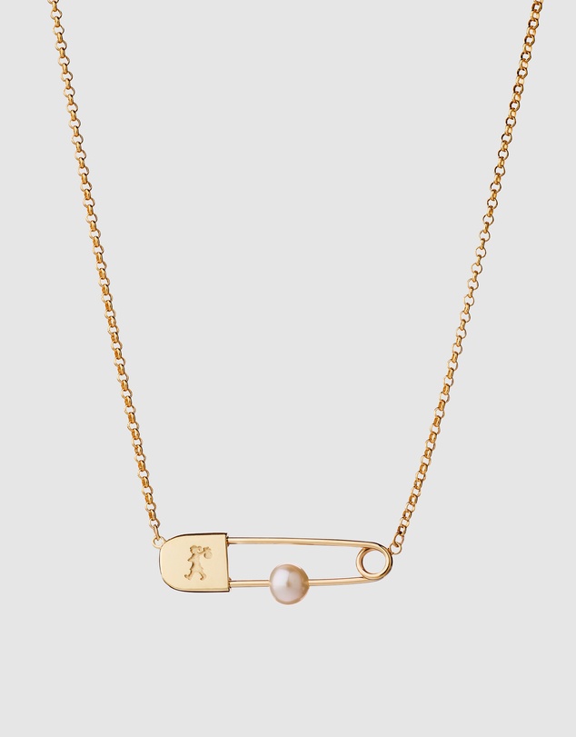 Karen Walker - Runaway Safety Pin Necklace