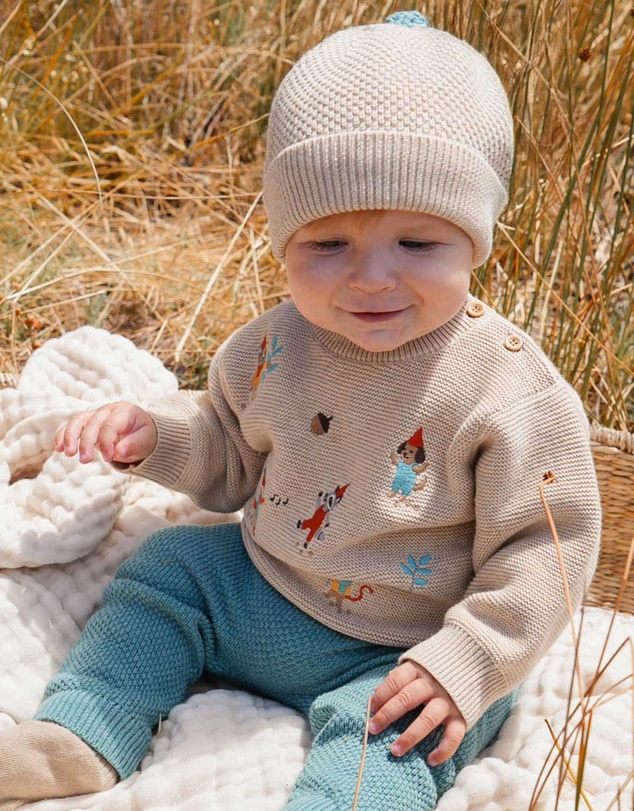 Purebaby - Knitted Legging -Kids-Babies