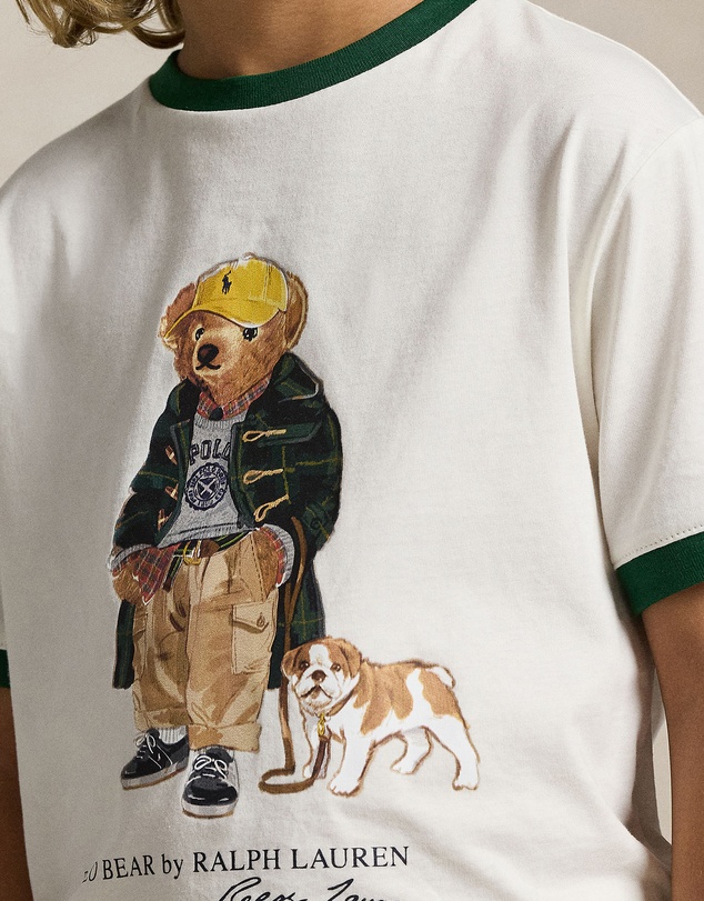 Polo Ralph Lauren - Polo Bear Cotton Ringer Tee - Teens